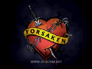 Forsaken 64 title screen for Nintendo 64